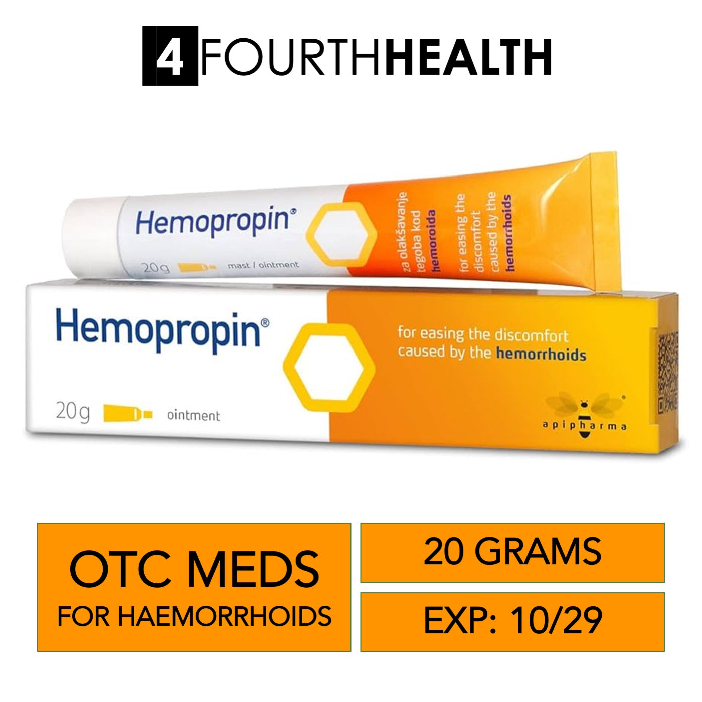 [EXP 10/29] Hemopropin Hemorrhoidal Ointment 20g | Apipharma