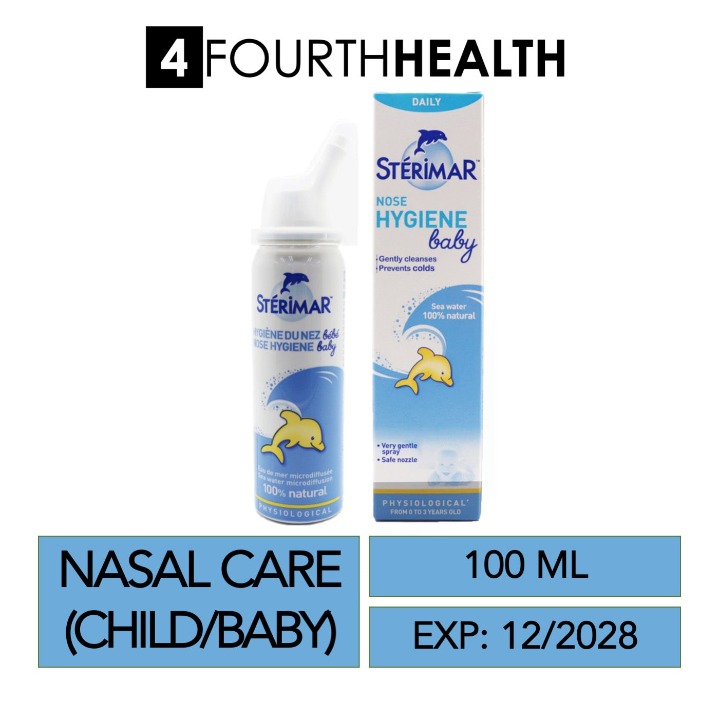 [EXP 12/28] 100ml Sterimar Baby Nose Hygiene Daily Spray