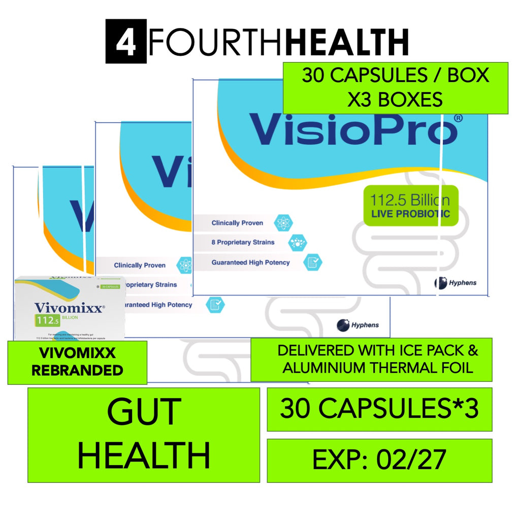[EXP 02/27] (3BOX) Visiopro (Vivomixx) Probiotics 30 Capsules (Cold Delivery) - for gut health