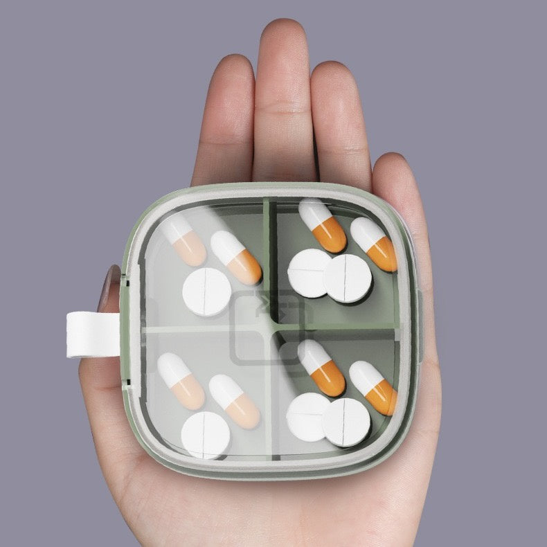 Medicine Case Pill Box | Portable Travel Waterproof (4 / 6 / 21 Grid)