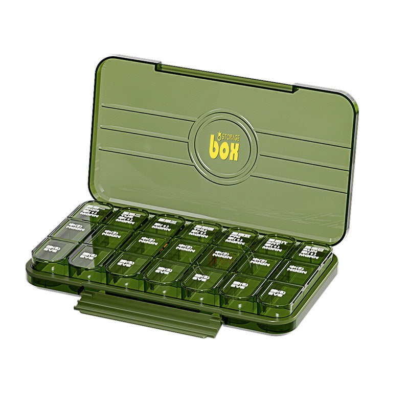 Medicine Case Pill Box | Portable Travel Waterproof (4 / 6 / 21 Grid)