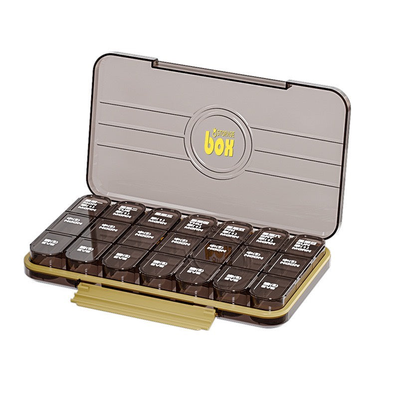 Medicine Case Pill Box | Portable Travel Waterproof (4 / 6 / 21 Grid)
