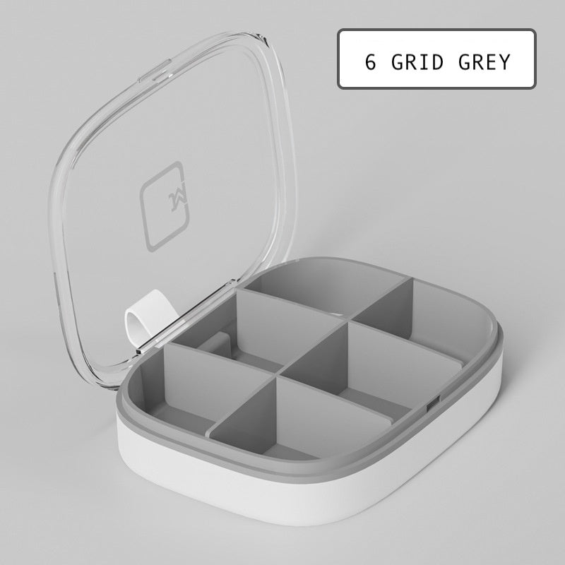 Medicine Case Pill Box | Portable Travel Waterproof (4 / 6 / 21 Grid)