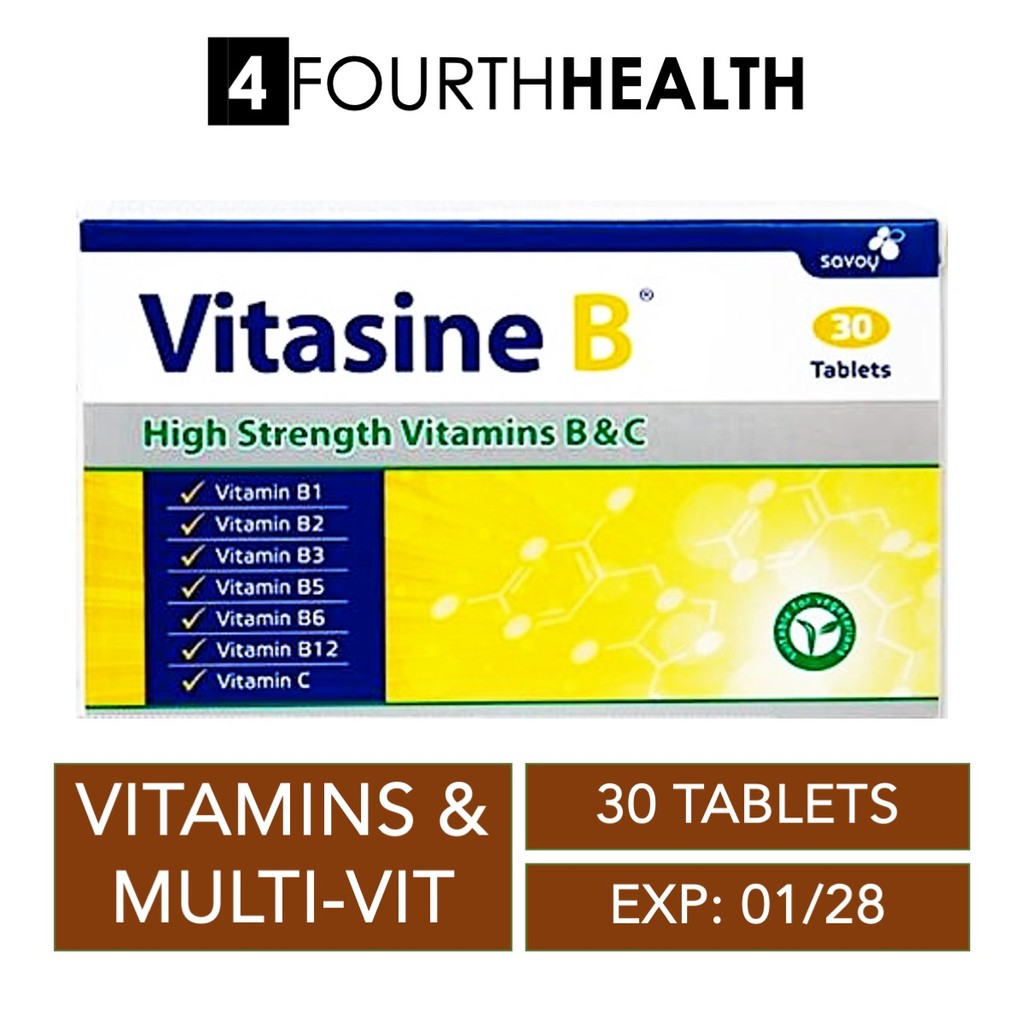 [EXP 01/28] Vitasine B - High Strength Vitamin B and C | For nerve health and immunity