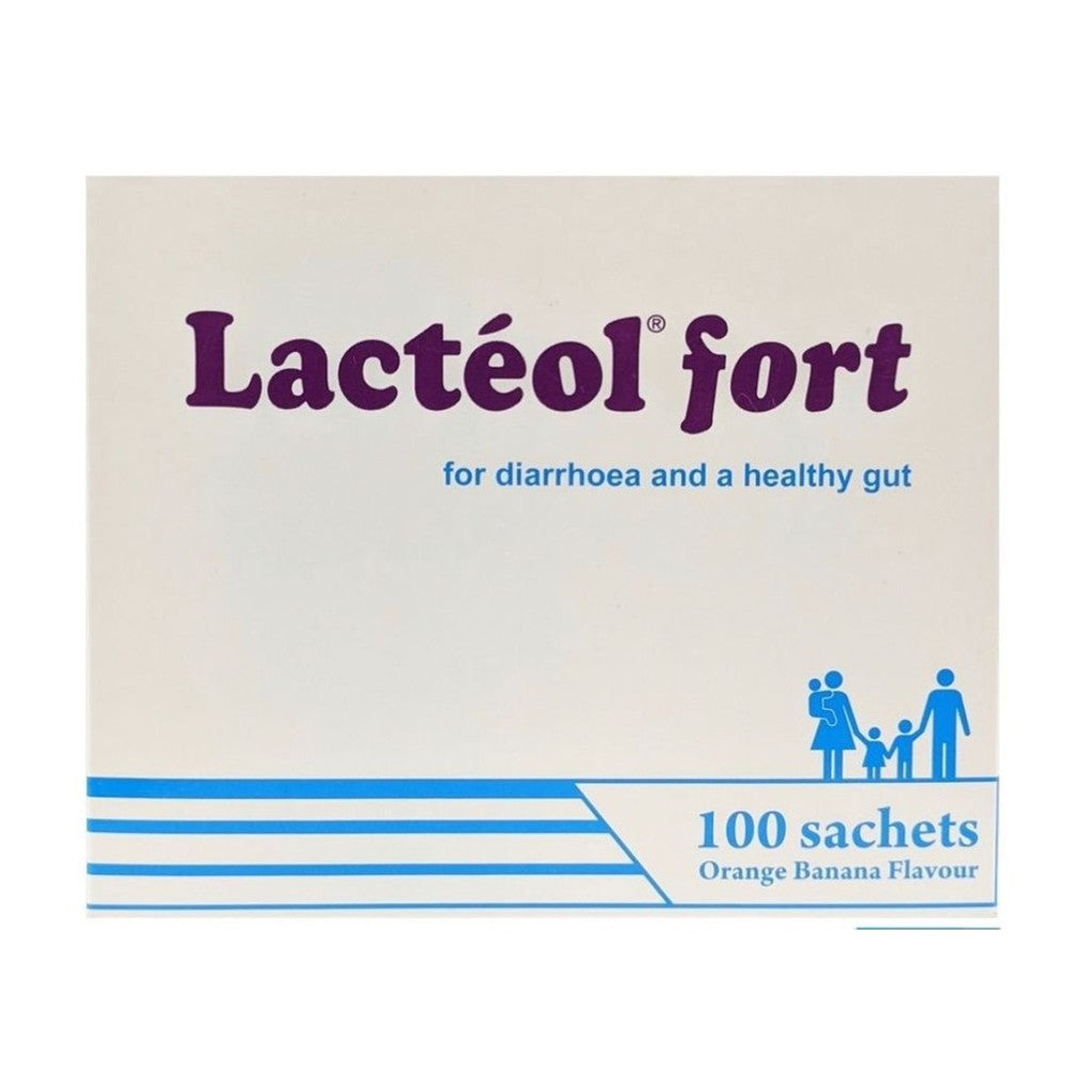[EXP 06/28] Lacteol Fort Probiotics 100 Sachets Banana Flavour - for gut health, diarrhoea