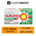 Nurofen Express 342mg (12 Caplets) — Fast-Acting Pain & Fever Relief