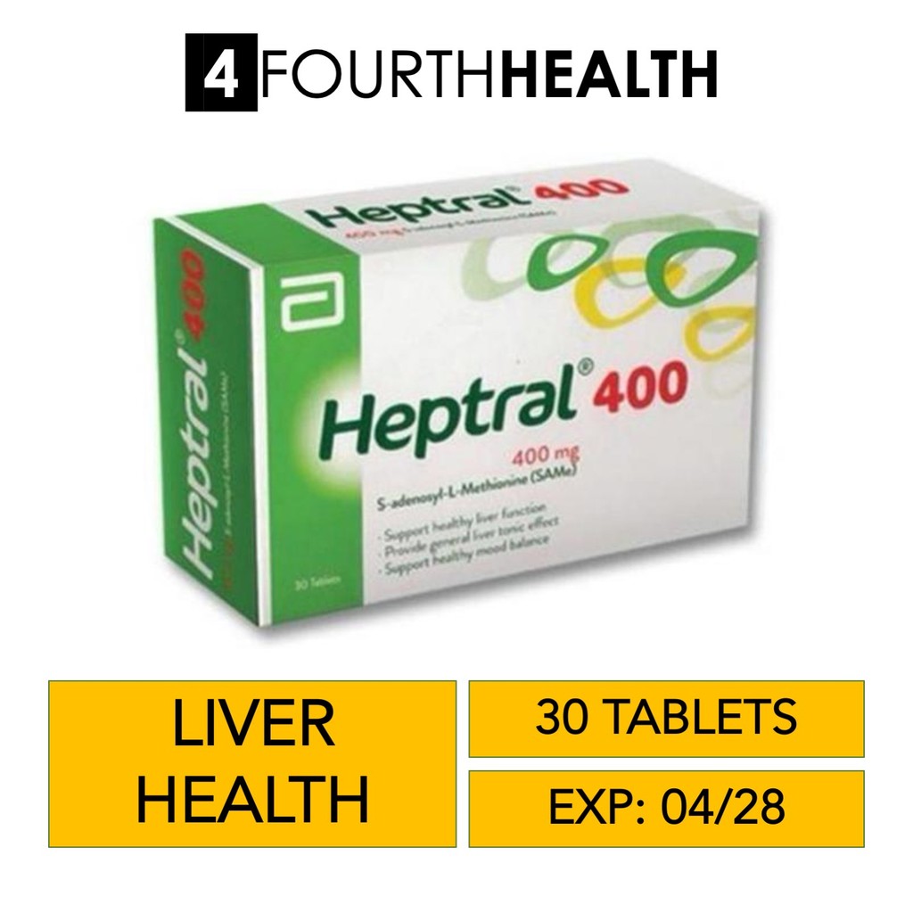 [EXP 04/28] Abbott Heptral 400mg - support healthy liver function