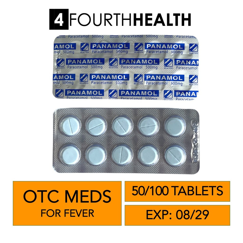 [EXP 08/29] Paracetamol 500mg (Panamol) | Made in Singapore - for fever and pain