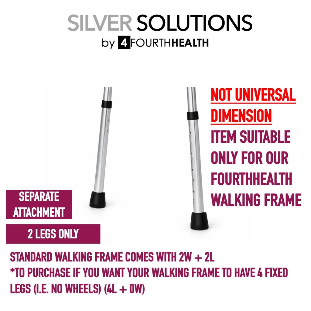 Elderly Walker Walking Frame | Walking Aid | Adjustable Foldable | Aluminium Alloy