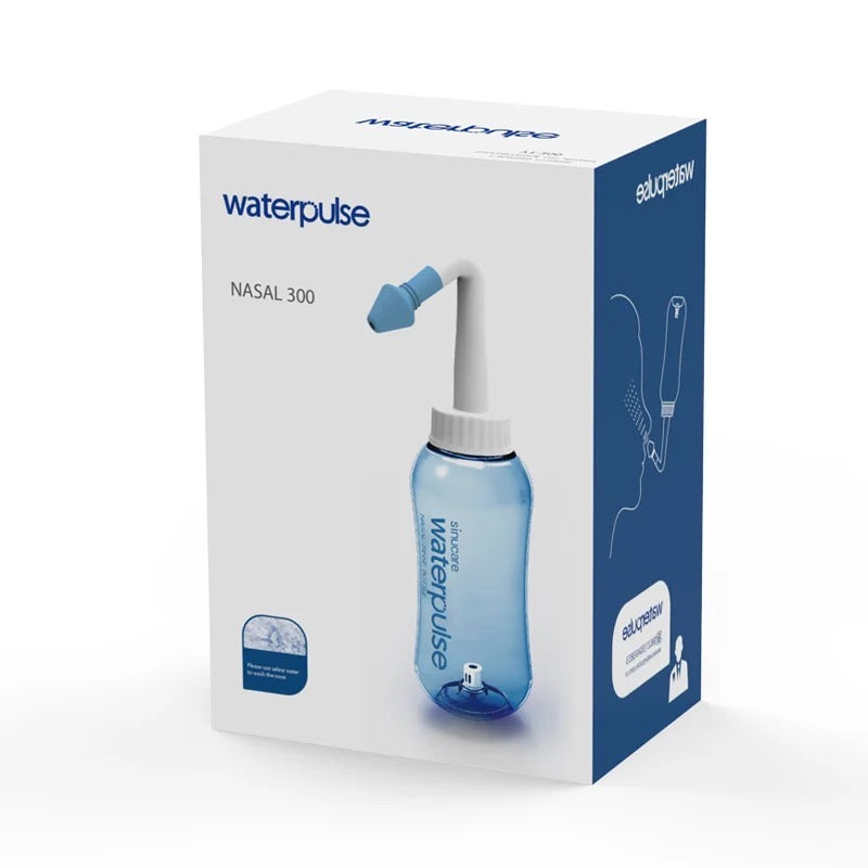 Waterpulse Sinus Care Nasal Rinse Bottle 300ml & Salt | For Adults & Children