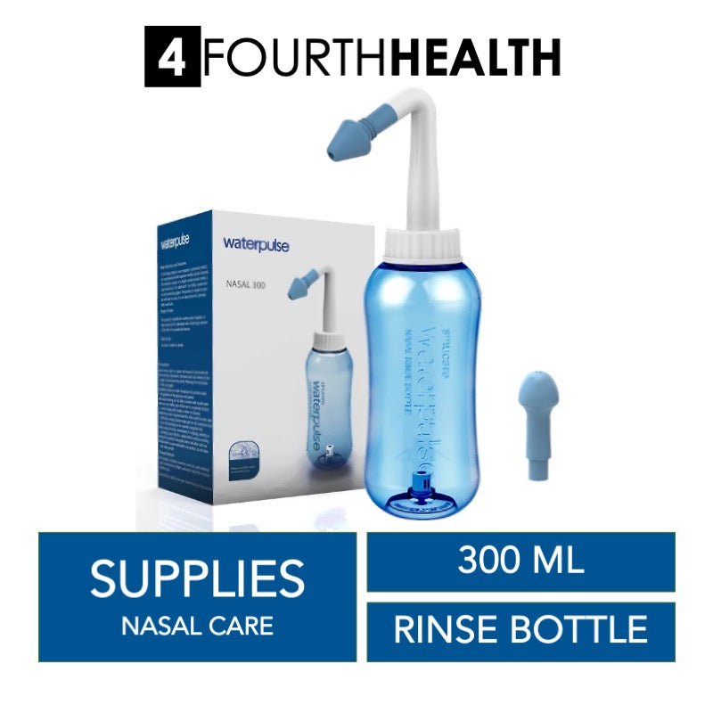 Waterpulse Sinus Care Nasal Rinse Bottle 300ml & Salt | For Adults & Children