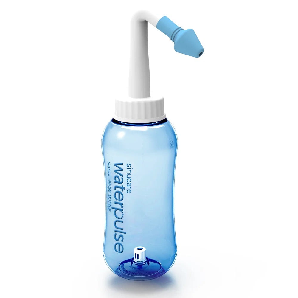 Waterpulse Sinus Care Nasal Rinse Bottle 300ml & Salt | For Adults & Children