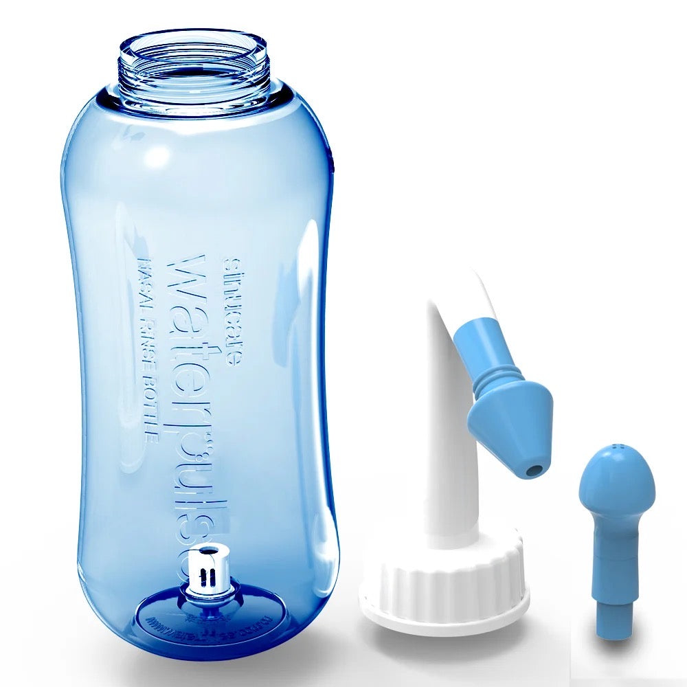 Waterpulse Sinus Care Nasal Rinse Bottle 300ml & Salt | For Adults & Children