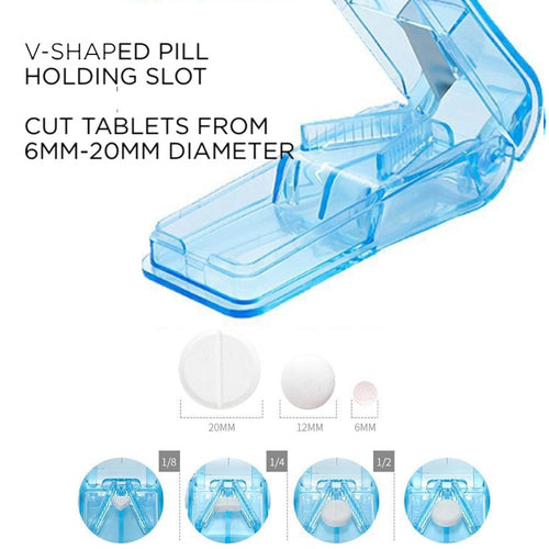 Portable Pill Cutter | Tablet Cutter | Medicine Case Pill Box