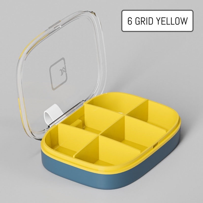 Medicine Case Pill Box | Portable Travel Waterproof (4 / 6 / 21 Grid)