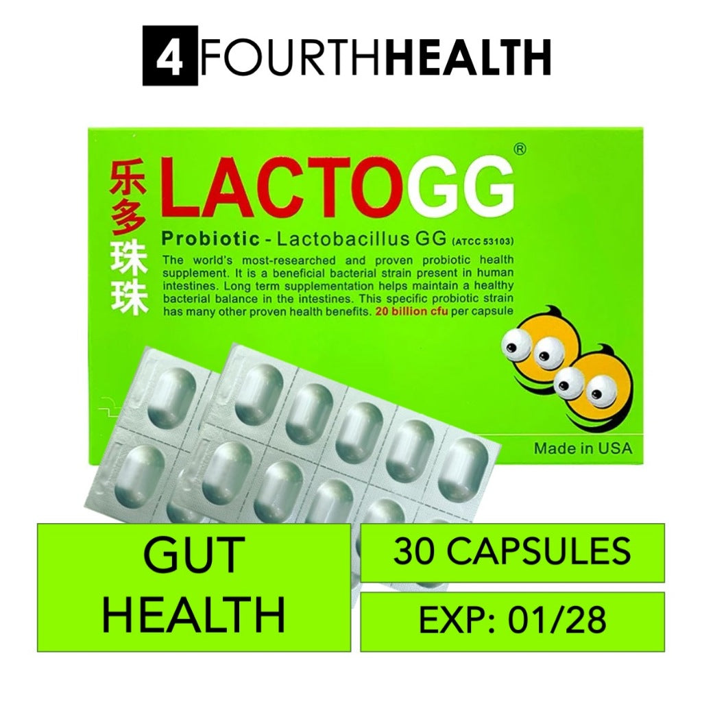 [EXP 01/28] LactoGG Probiotic Capsules 30s - Lactobacillus GG