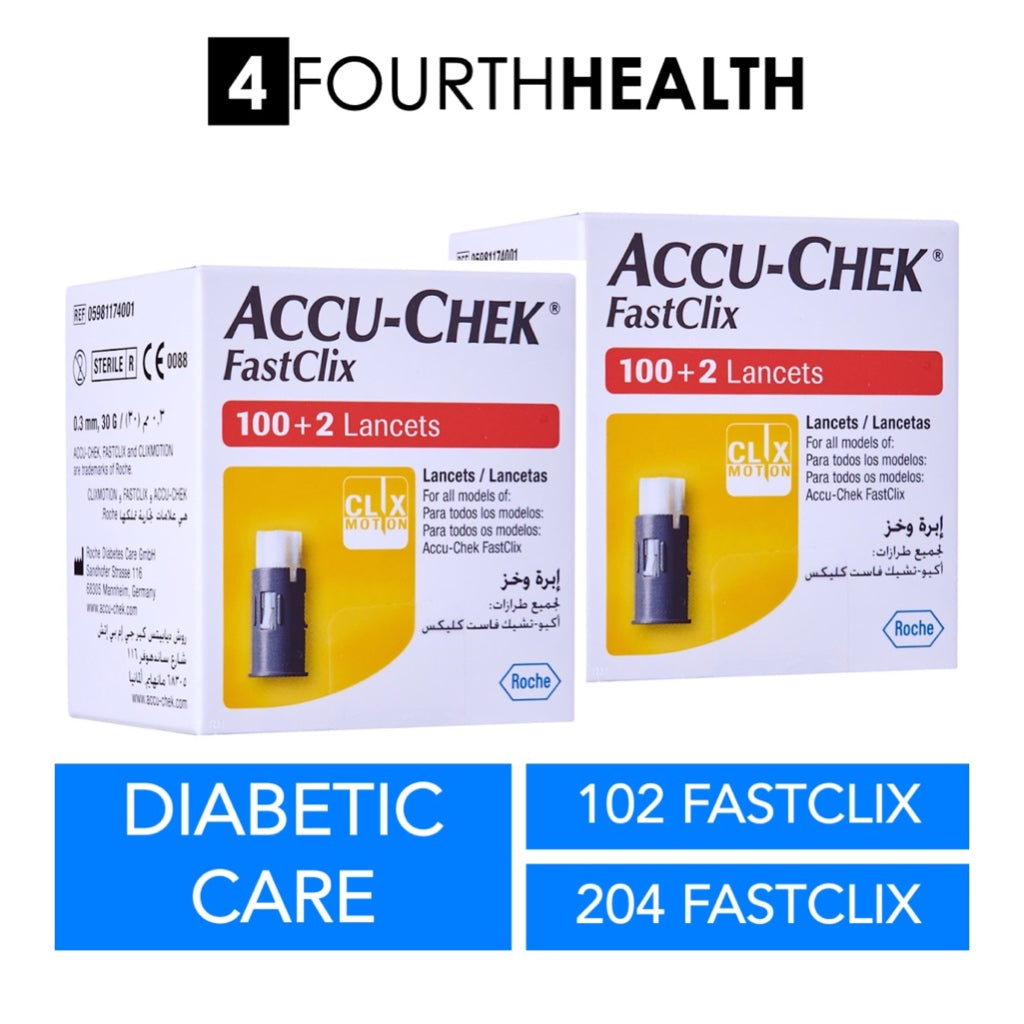 [EXP 09/27] Accuchek Accu-chek FastClix Lancets 102/204