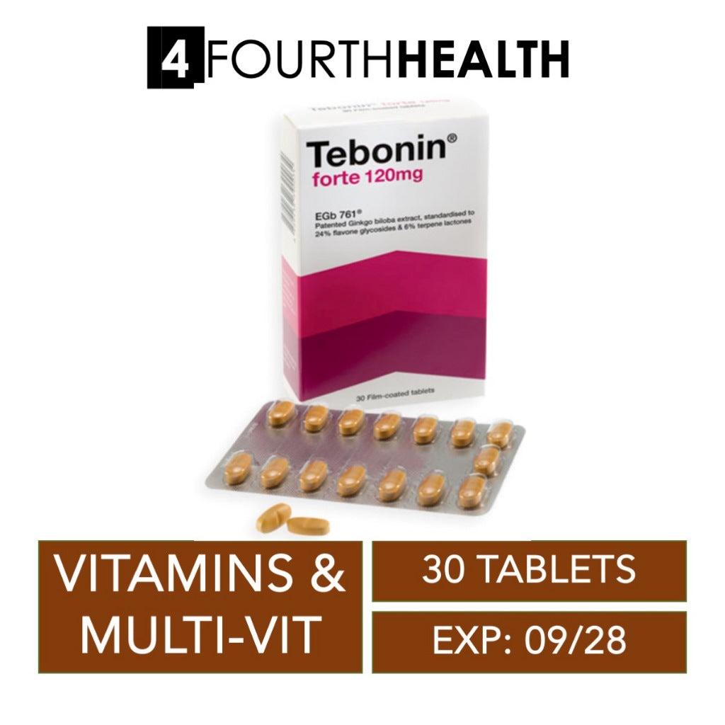 [EXP 05/29] Tebonin Forte 120mg - patented Gingko Biloba 30s