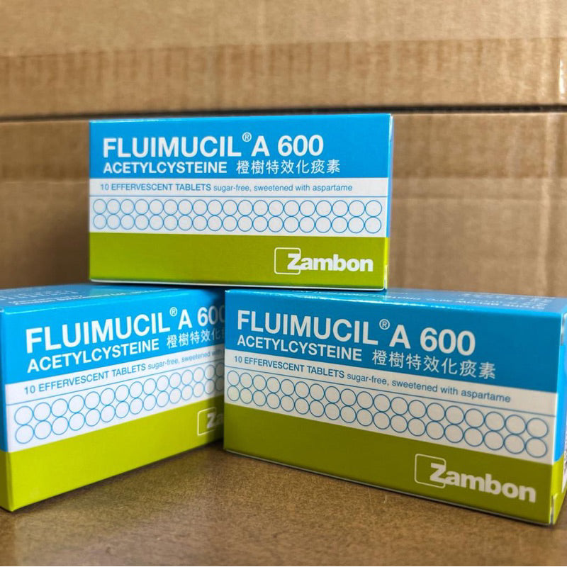 [EXP 05/27] Zambon Fluimucil A 600MG | 10 tabs/box (OTC PACKAGING)