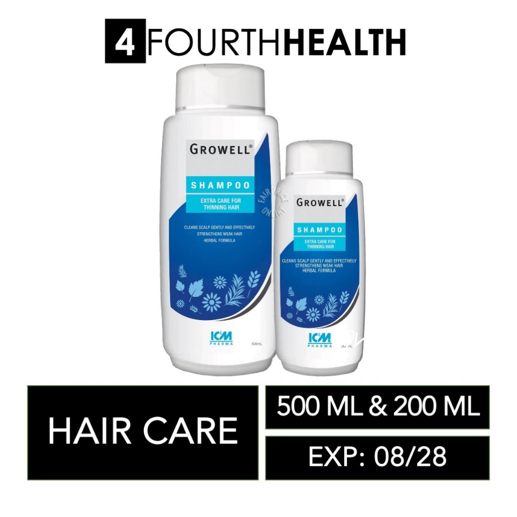 [EXP 08/28] Growell Shampoo 200ml / 500ml - Extra Care for Thinning Hair