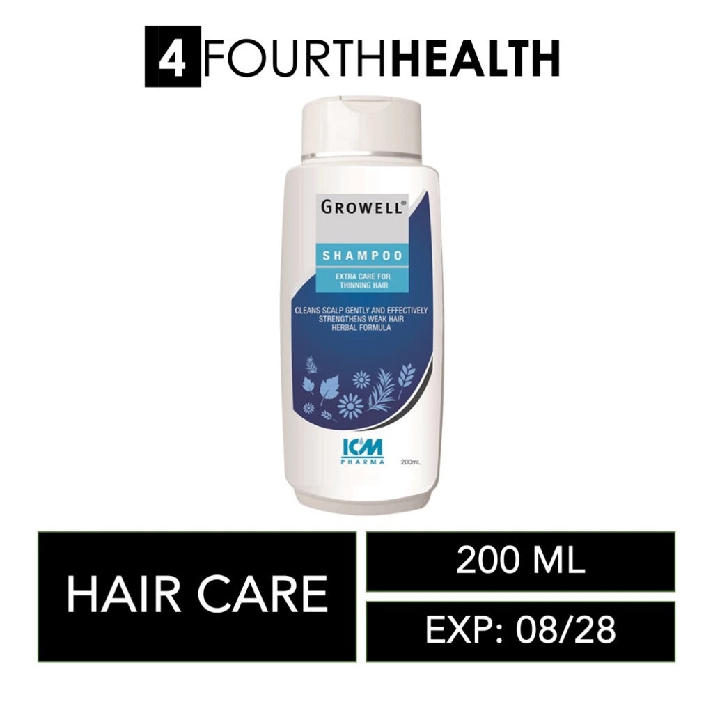 [EXP 08/28] Growell Shampoo 200ml / 500ml - Extra Care for Thinning Hair