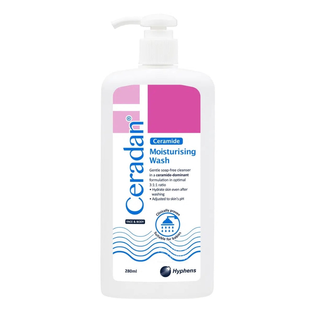 [EXP 01/29] Ceradan Ceramide Moisturising Wash 280ml - recommended for eczema prone, dry skin