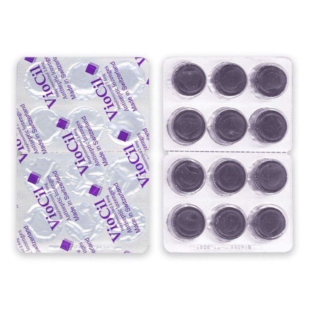[EXP 04/27] Viocil Cough Antiseptic Lozenges Blackcurrent 24s