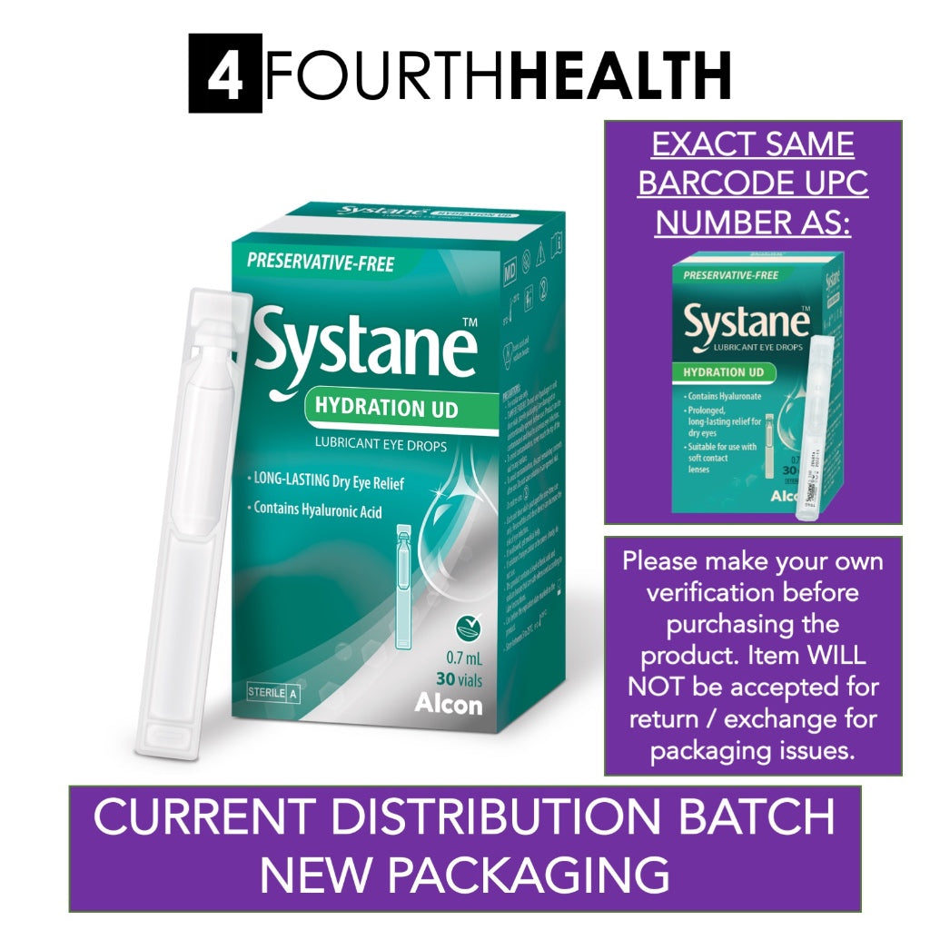 [EXP 04/27] Systane Lubricant Preservative-Free Eye Drops Hydration UD 30 x 0.7ml Vials