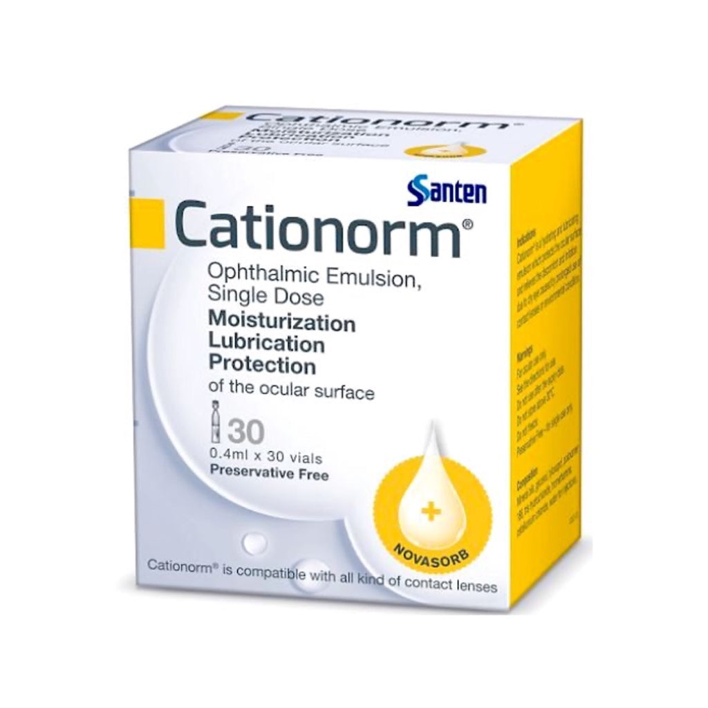 [EXP 09/28] Cationorm Opthalmic Emulsion 30 x 0.4ml Vials