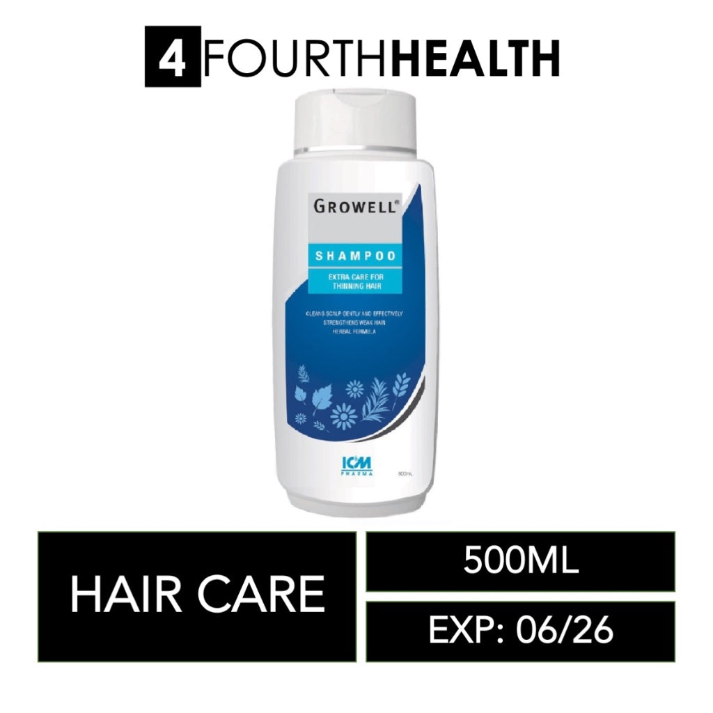 [EXP 08/28] Growell Shampoo 200ml / 500ml - Extra Care for Thinning Hair