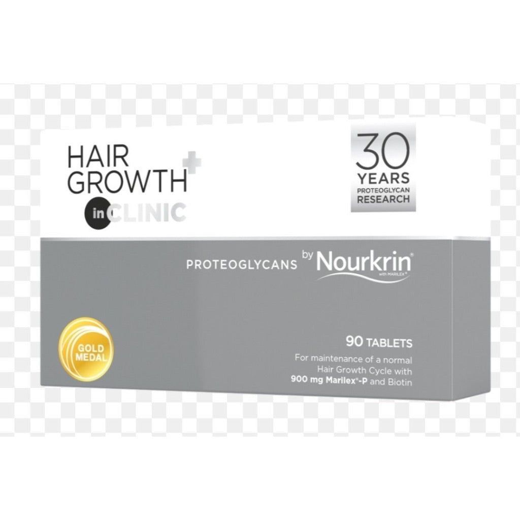 [EXP 08/28] Nourkrin Hair Growth+ inCLINIC 90 Tabs | Hair Growth Supplement