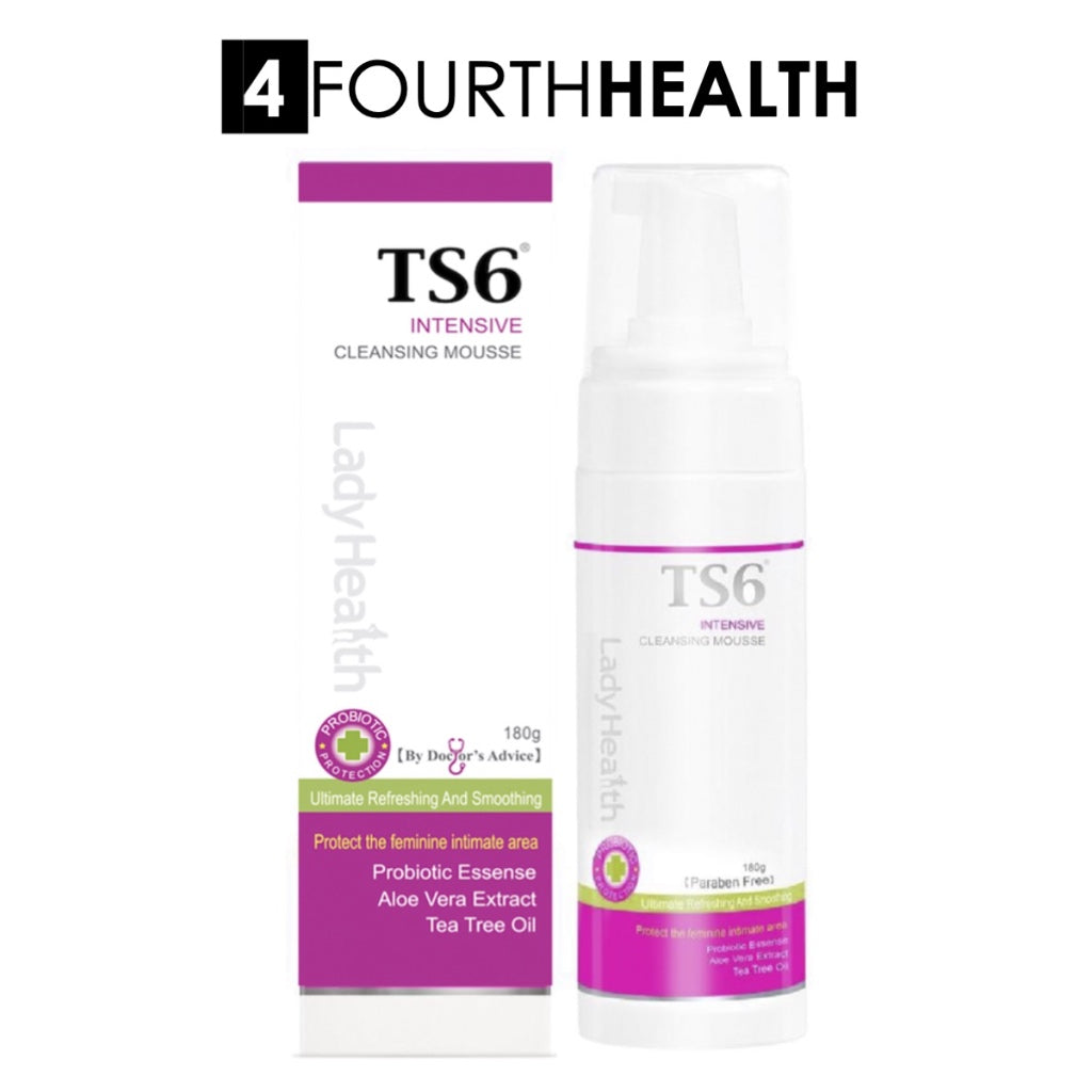 [EXP 12/27] TS6 Intensive Cleansing Mousse 180ml - Intimate Feminine Wash With Probiotic Essence