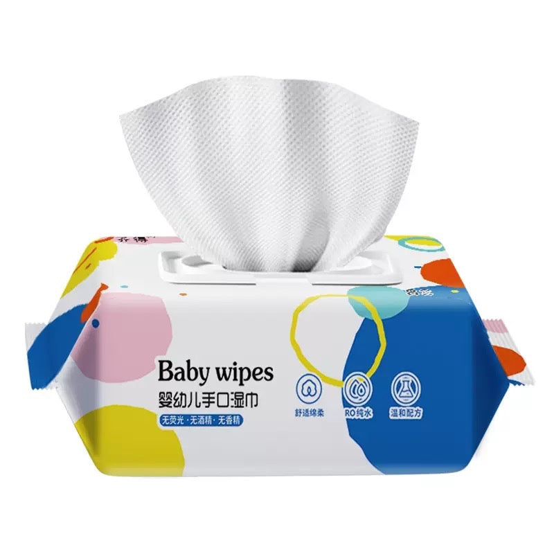 [EXP 05/27] Pure Water Baby Wet Wipes 80 Sheets 15*20CM | Thick & Soft